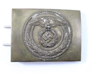 Original German WWII SA Sturmabteilung Enlisted Man’s Brass Belt Buckle