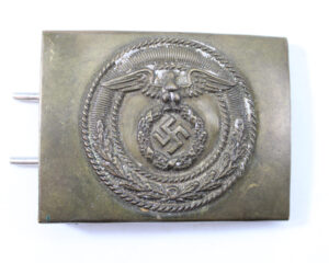 Original German WWII SA Sturmabteilung Enlisted Man’s Brass Belt Buckle