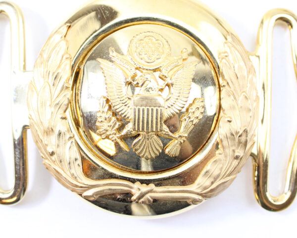 Genuine U.S. Army General Officer Gold Belt Buckle - Image 2