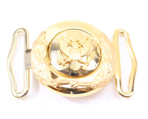 Genuine U.S. Army General Officer Gold Belt Buckle
