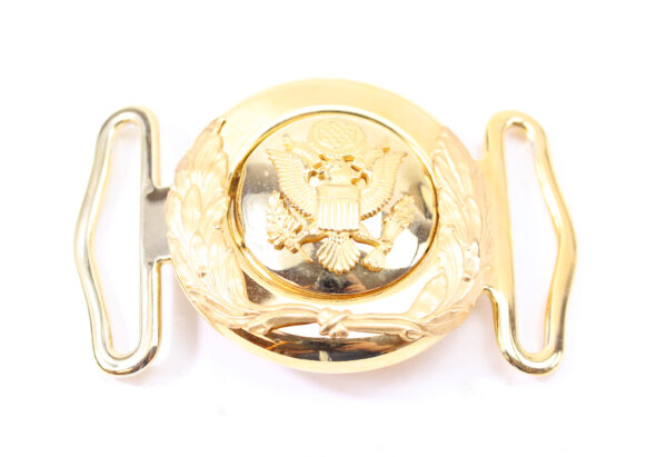 Genuine U.S. Army General Officer Gold Belt Buckle