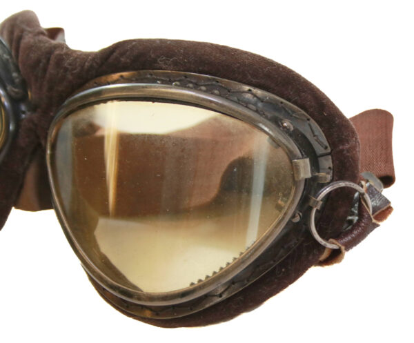Original WWII Japanese Navy Pilot Goggles – Imperial Japanese Aviation Gear - Image 2