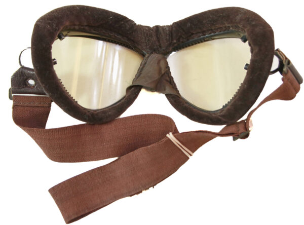 Original WWII Japanese Navy Pilot Goggles – Imperial Japanese Aviation Gear - Image 3