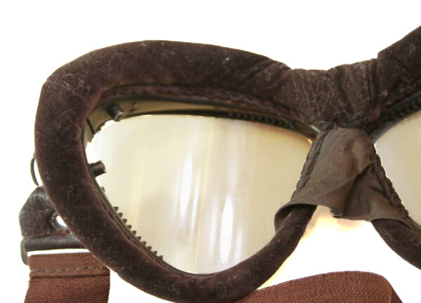 Original WWII Japanese Navy Pilot Goggles – Imperial Japanese Aviation Gear - Image 4