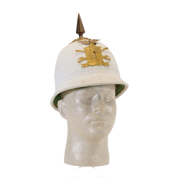 U.S. Infantry M1881 White Dress Spiked Pith Helmet – Horstmann & Bros.