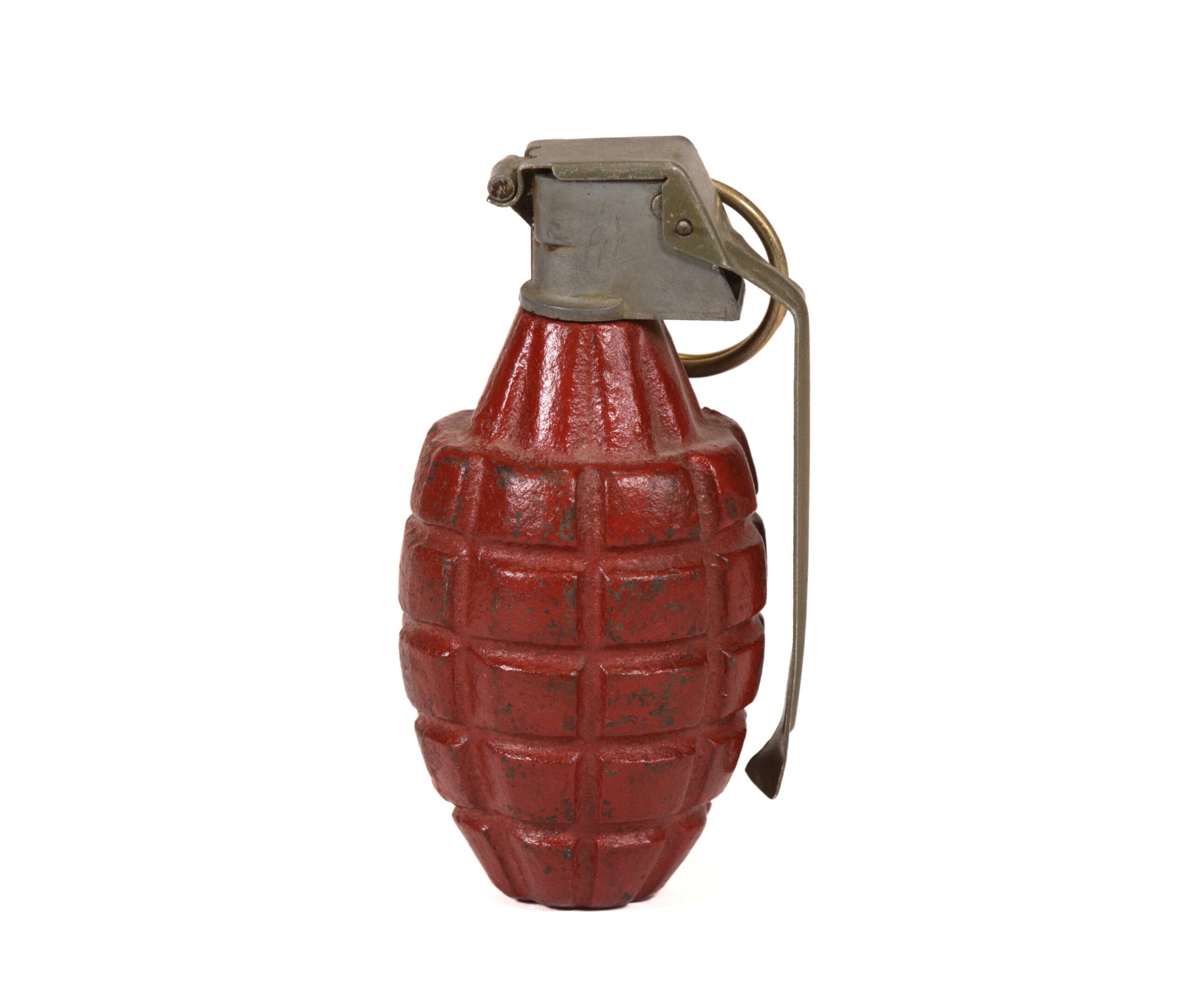KI marked red MKII training grenade INERT