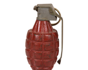 KI marked red MKII training grenade INERT