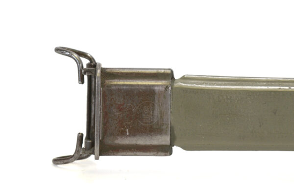 Original Pre-WWI US M1905 rifle bayonet S.A. Marked 1906 production with M3 bayonet scabbard - Image 12