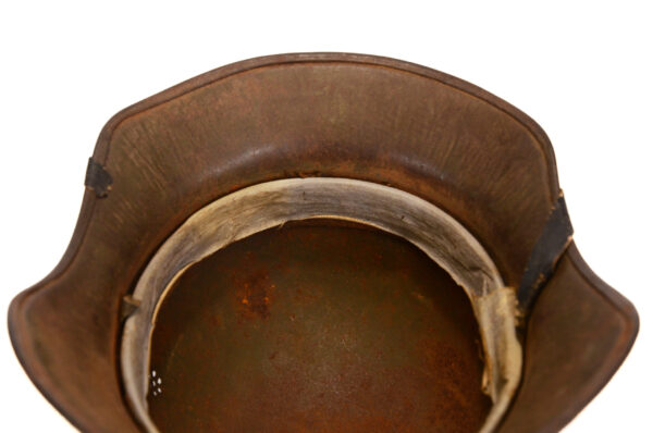 Bulgarian Royal Army Air Defence And Chemical Protection Model 1938 "Luftschutz" Steel Helmet - Image 13