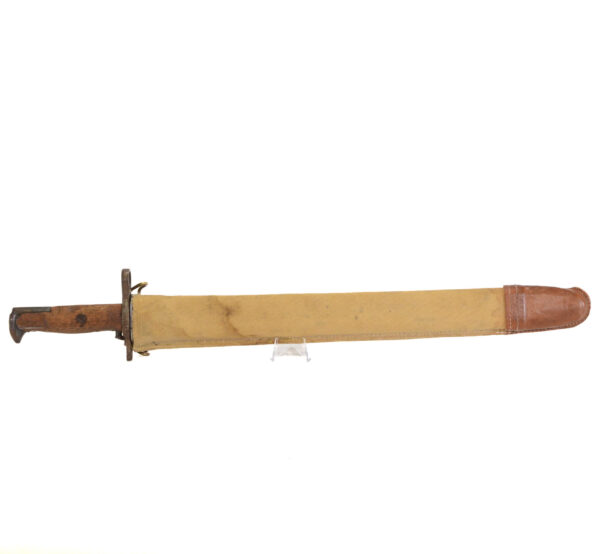 Original Pre-WWI U.S. M1905 Springfield Bayonet 1906 manufactured with M1910 Scabbard