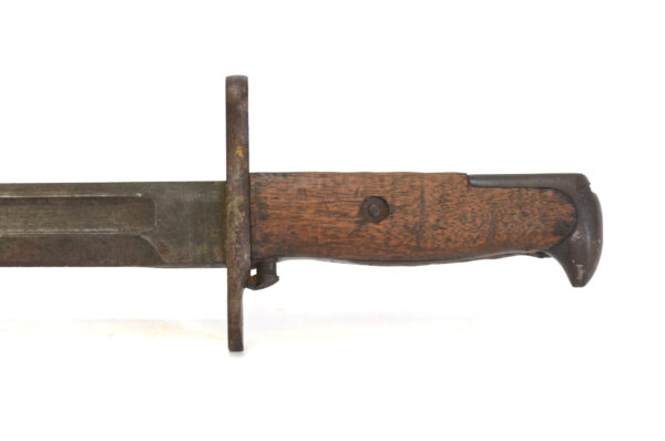 Original Pre-WWI U.S. M1905 Springfield Bayonet 1906 manufactured with M1910 Scabbard - Image 7