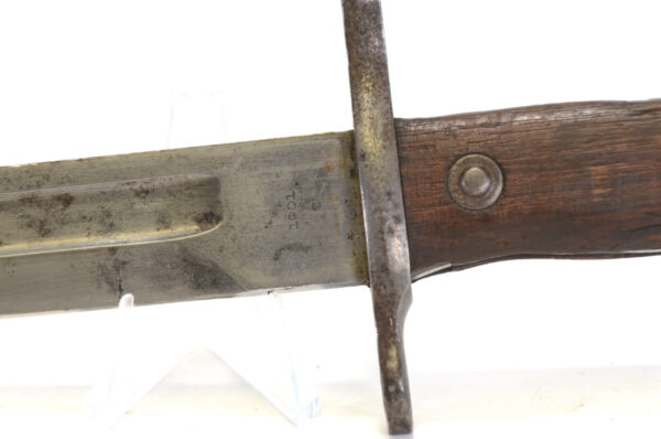 Authentic US 1898 Krag Bayonet dated 1901 with 1899-1905 modification scabbard - Image 8