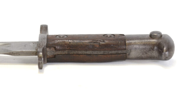 Authentic US 1898 Krag Bayonet dated 1901 with 1899-1905 modification scabbard - Image 10