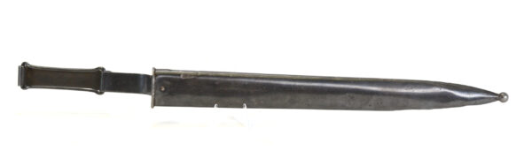 Authentic US 1898 Krag Bayonet dated 1901 with 1899-1905 modification scabbard - Image 11