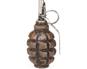 Authentic F1 Hand grenade with UZRGm fuze INERT