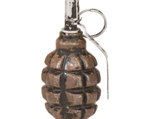 Authentic F1 Hand grenade with UZRGm fuze INERT