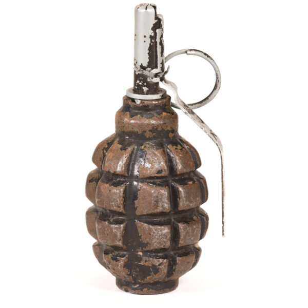 Authentic F1 Hand grenade with UZRGm fuze INERT