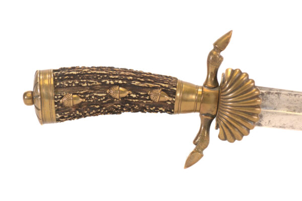 WWII Imperial German Hunting Hirschfanger Forrester's Knife - Image 9