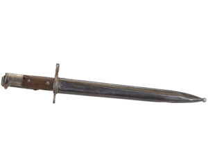 Authentic US 1898 Krag Bayonet dated 1901 with 1899-1905 modification scabbard
