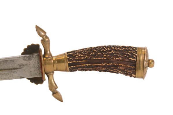 WWII Imperial German Hunting Hirschfanger Forrester's Knife - Image 8