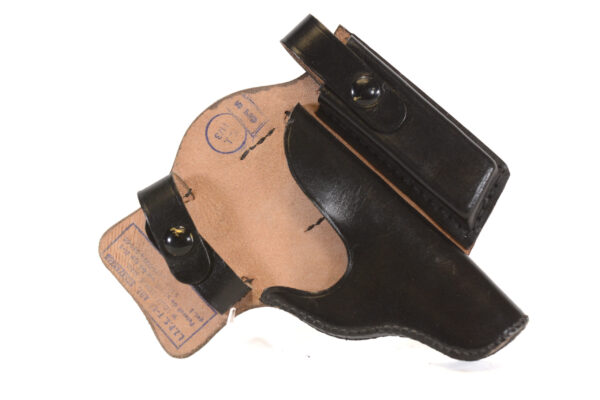 Unissued Polish P-64 Black Leather Holster - Image 2