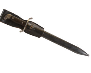 Original Argentine Model 1909 Artillery Short Sword with Scabbard - Intact Crest