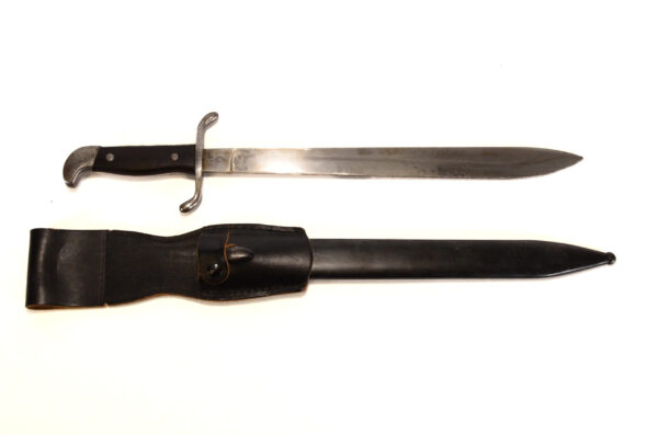 Original Argentine Model 1909 Artillery Bolo with Scabbard - Rare Intact Crest - Argentinian manufacture - Image 4