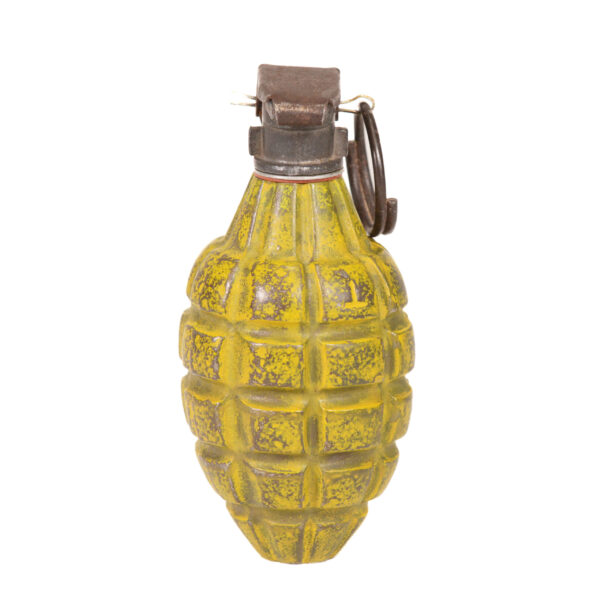 WWII mkII first style hang grenade yellow INERT - Image 2