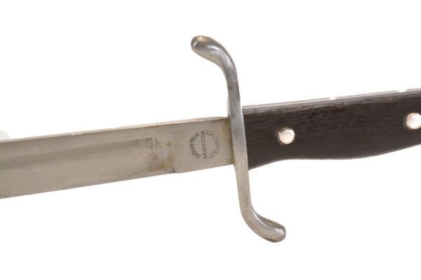 Original Argentine Model 1909 Artillery Bolo with Scabbard - Rare Intact Crest - Argentinian manufacture - Image 11