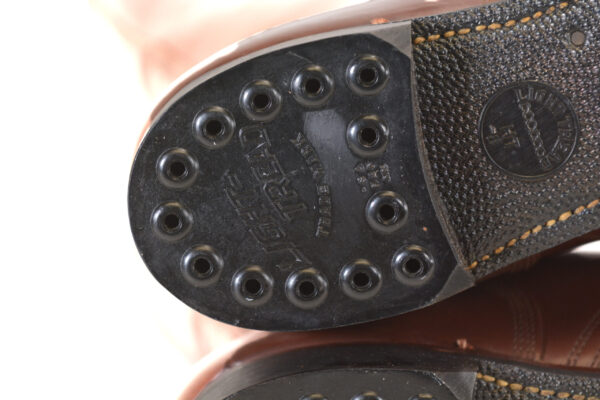 Unissued Korean War 1952 Brown Leather Combat Jump Boots by International Shoe Co. - 14.5 - Image 8