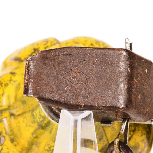 WWII mkII first style hang grenade yellow INERT - Image 3
