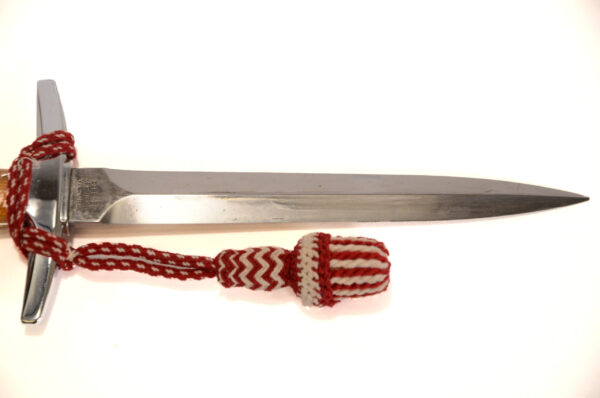 Original Swiss Officer’s Dress Dagger with Scabbard & Portepee - Image 5