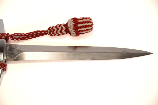 Original Swiss Officer’s Dress Dagger with Scabbard & Portepee - Image 4