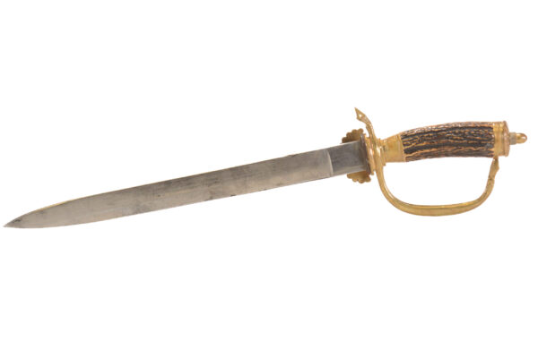 Original German Hirschfänger Stag Handle Forestry Dress Cutlass - Image 8