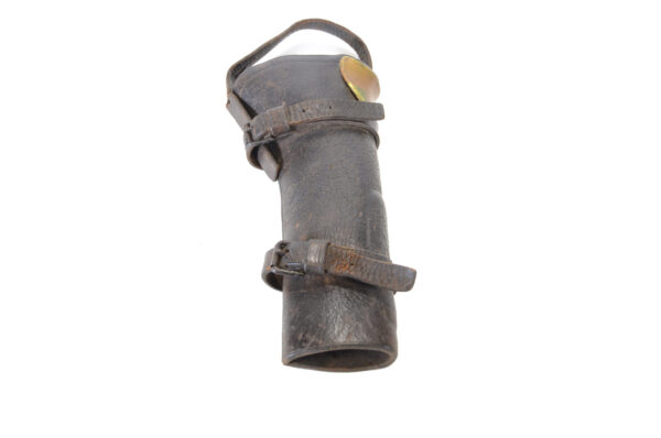 Original U.S. Indian Wars M1886 Springfield Trapdoor Cavalry Carbine Leather Boot Scabbard - Image 4
