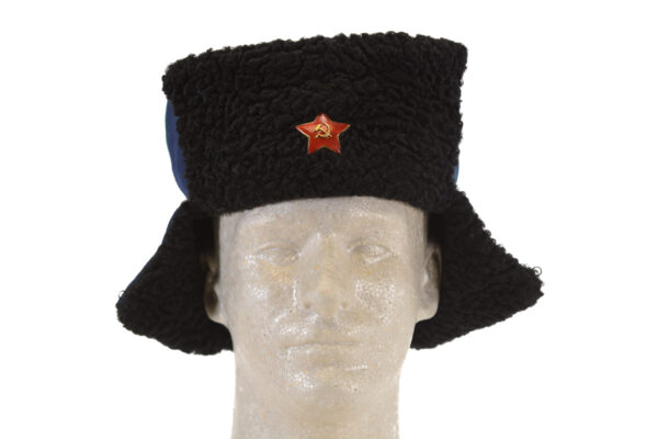 Original WWII Soviet Officer’s Papakha – Astrakhan Fur (Terek Cossack Style) - Image 11