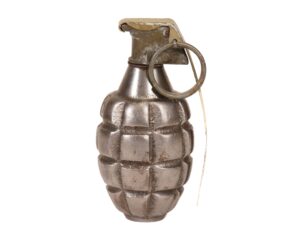 Original Training MKI fragmentation hand grenade - F marked