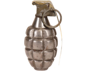 Original Training MKI fragmentation hand grenade - F marked