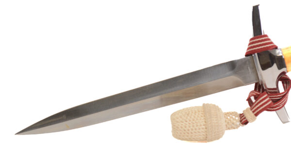 Authentic Swiss Officer’s Dress Dagger with Scabbard and Portepee - Image 3