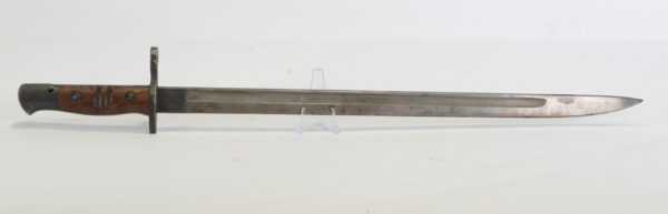 US 1917 rifle bayonet Remington manufactured - GF & MF marked leather sheath - Image 5