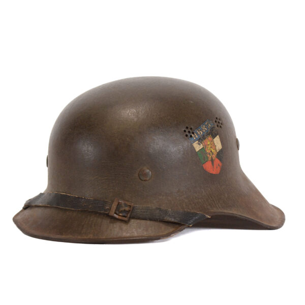 Bulgarian Royal Army Air Defence And Chemical Protection Model 1938 "Luftschutz" Steel Helmet