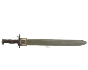 Original Pre-WWI US M1905 rifle bayonet S.A. Marked 1906 production with M3 bayonet scabbard
