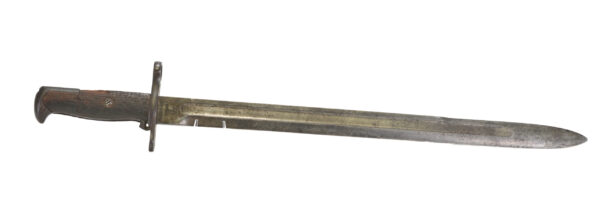 Original Pre-WWI US M1905 rifle bayonet S.A. Marked 1906 production with M3 bayonet scabbard - Image 4