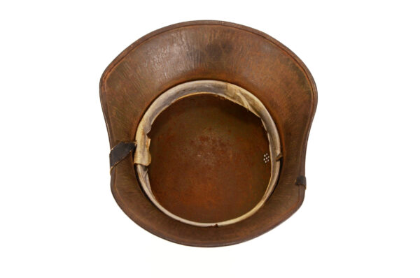 Bulgarian Royal Army Air Defence And Chemical Protection Model 1938 "Luftschutz" Steel Helmet - Image 12