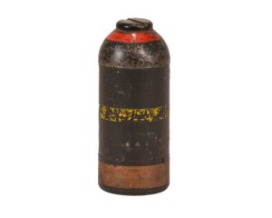 Authentic WWII Japanese Type 89 50mm knee mortar round with original paint