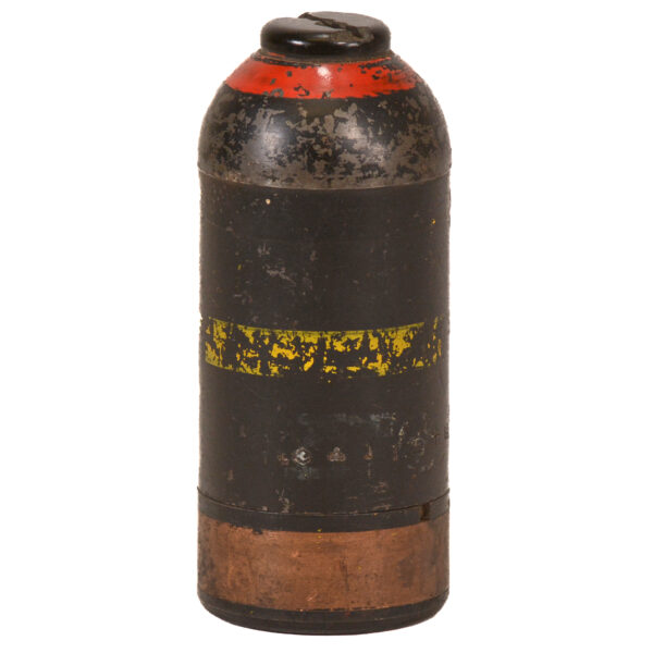 Authentic WWII Japanese Type 89 50mm knee mortar round with original paint - Image 2