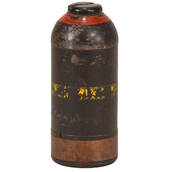 Authentic WWII Japanese Type 89 50mm knee mortar round with original paint - Image 3
