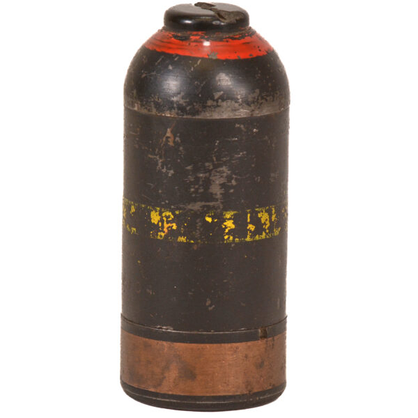 Authentic WWII Japanese Type 89 50mm knee mortar round with original paint