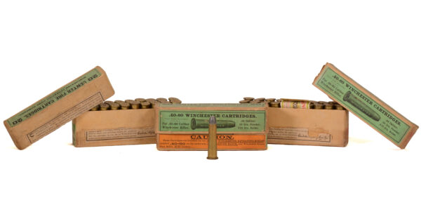 1880s .40-60 Winchester Cartridges - first type - Full & Original - Image 2