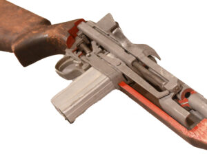 Original U.S. Korean War Era Oversized M1 Carbine Cutaway Classroom Display Model